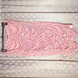 STOREY TELLER Ruched Polka Dot Dress or Skirt 1x